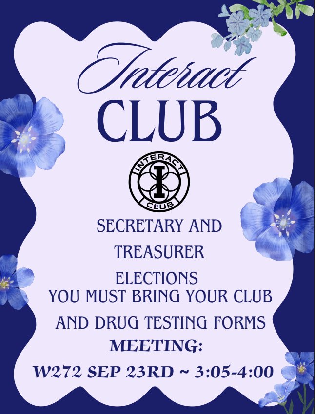 Interact Club meeting